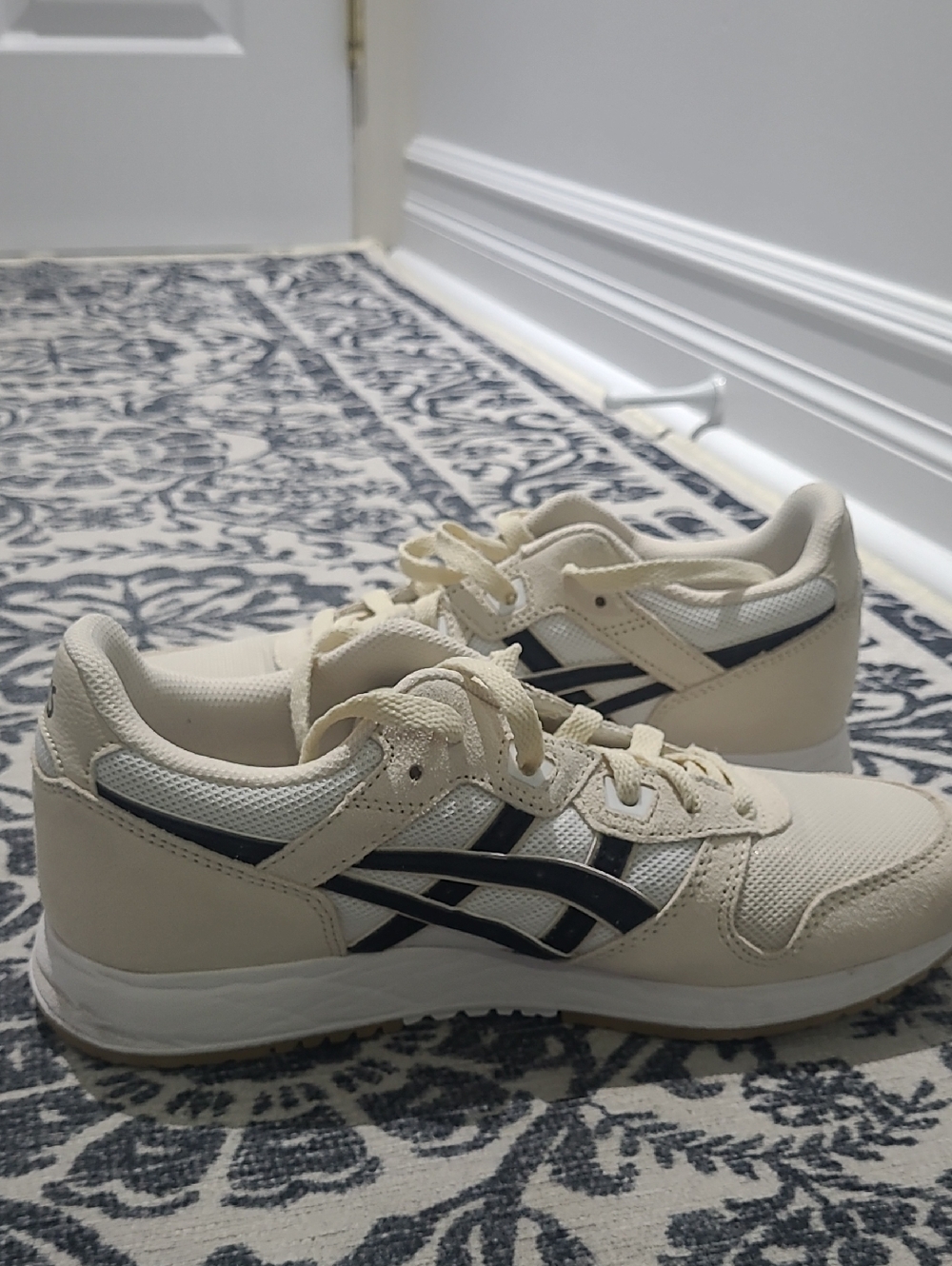 ASICS Women's Lyte Classic Sneakers in Oatmeal/Black